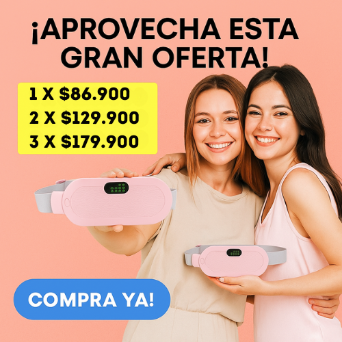 VIBRAHEAT Cinturón Eléctrico para Alivio Rápido